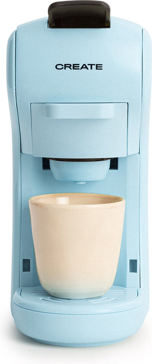 CREATE POTTS STYLANCE Koffiemachine - Koffiecupmachine - Capsule Koffiezetapparaat - Nespresso, Dolce Gusto - 1450W - Pastelblauw (8435572617790)