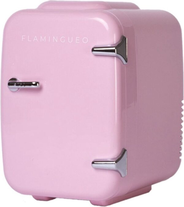Flamingueo Skincare fridge - Make Up Koelkast Met Verwarmingsfunctie - Beauty Frigde 4L - Voor Eten, Drinken, Skincare & Medicatie (9509538334249)