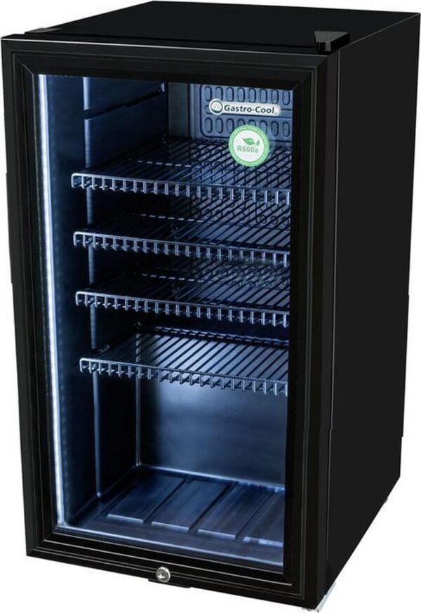 Gastro-Cool KW90 - Midi koelkast met glazen deur 88 Liter (4260476180187)