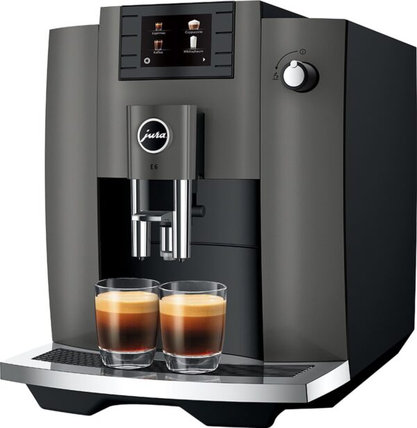 JURA E6 - Dark Inox (EC) - Model 2022 - volautomatische espressomachine (7610917154395)