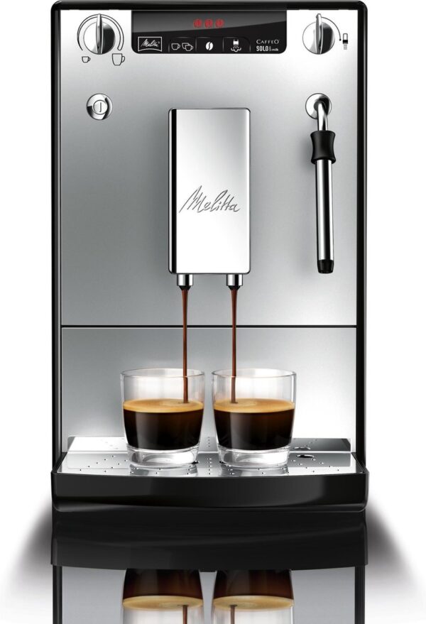 Melitta Caffeo Solo Milk - Volautomaat Espressomachine - Zwart/zilver (4006508202881)