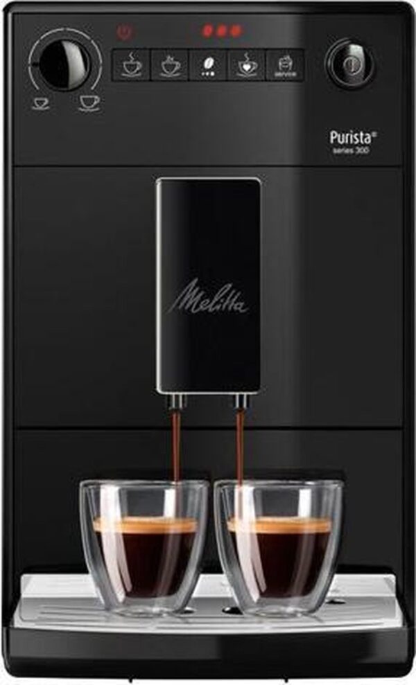 Melitta Purista Pure Black - Koffiezetapparaat F230-002 - Espressomachine (4006508223794)