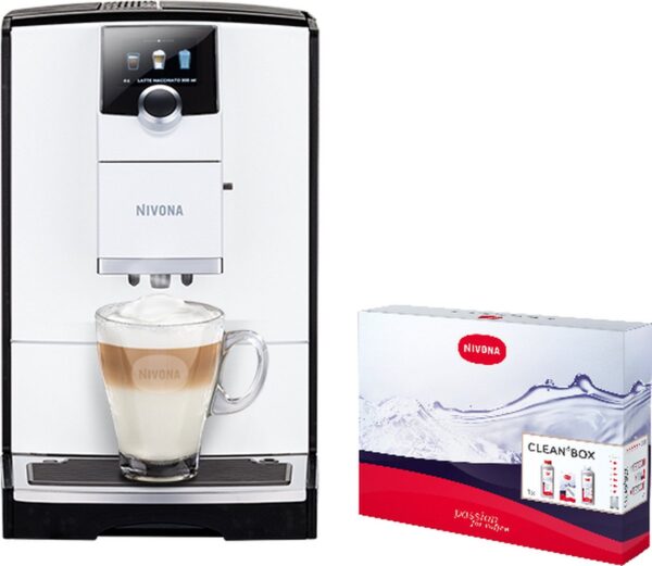 Nivona 796 volautomaat espressomachine met automatische melkopschuimer [incl. gratis schoonmaakpakket twv 37,99 en gratis verse koffiebonen van Koepoort Koffie (8720589193406)