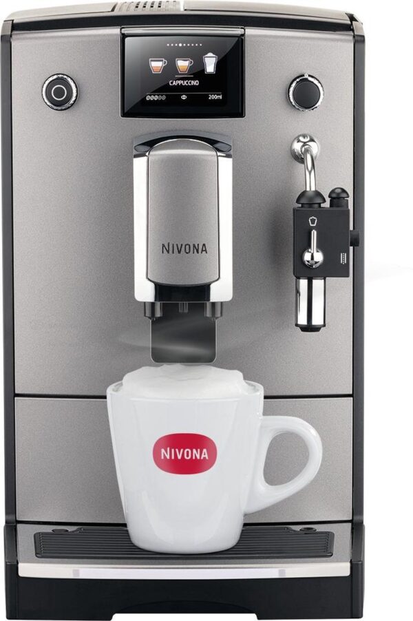 Nivona CafeRomatica 675 Espressomachine - Titanium / chrome (4260083466759)