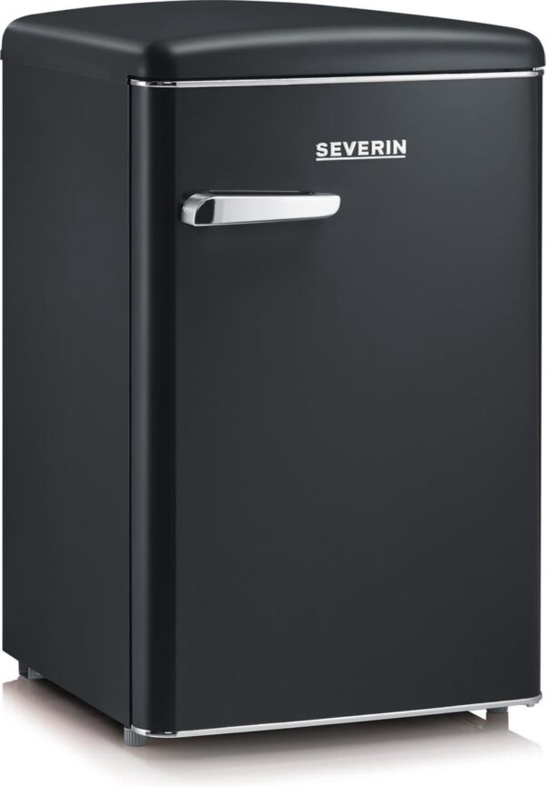 Severin RKS 8832 - Retro Tafelmodel koelkast - Mat Zwart (4008146030284)