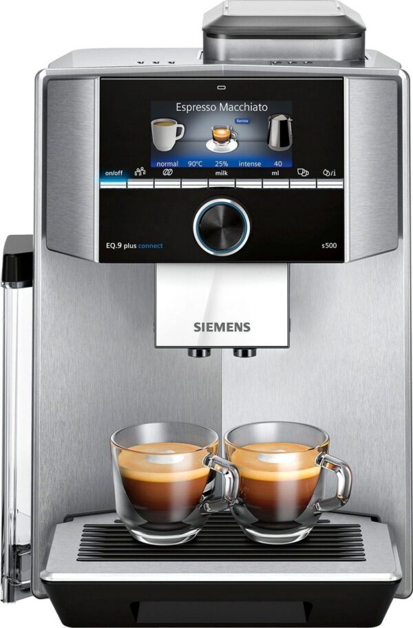 Siemens EQ.9 Plus Connect s500 TI9553X1RW - Volautomatische espressomachine - RVS (4242003832646)