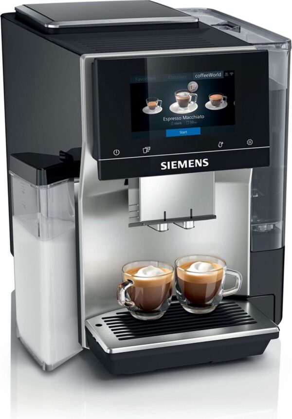 Siemens EQ.700 Integral TQ707R03 Roestvrijstaal , Espressomachine, 2,4 l, Koffiebonen, Ingebouwde molen, 1500 W (4242003859247)