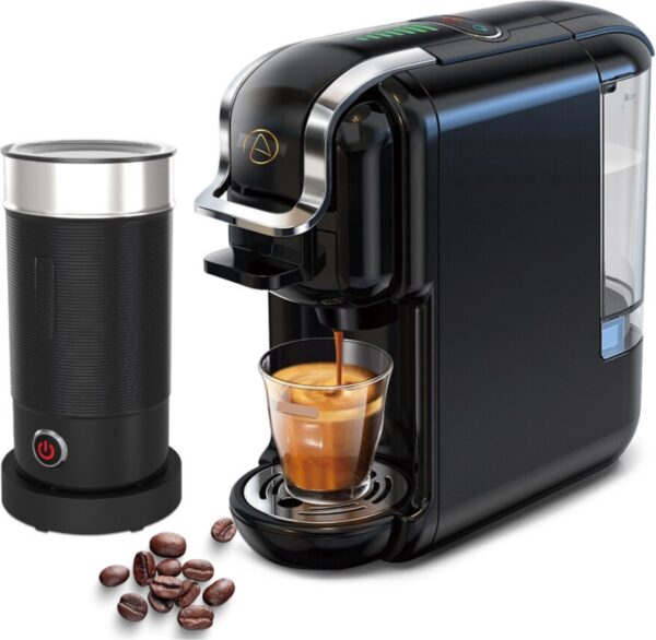 Arvona 5 in 1 Koffiemachine - Koffiezetapparaat - Koffie Automaat - Automatisch - Nespresso - Dolce Gusto - Koffiepoeder - Koffiepads - Zwart (8720922515773)