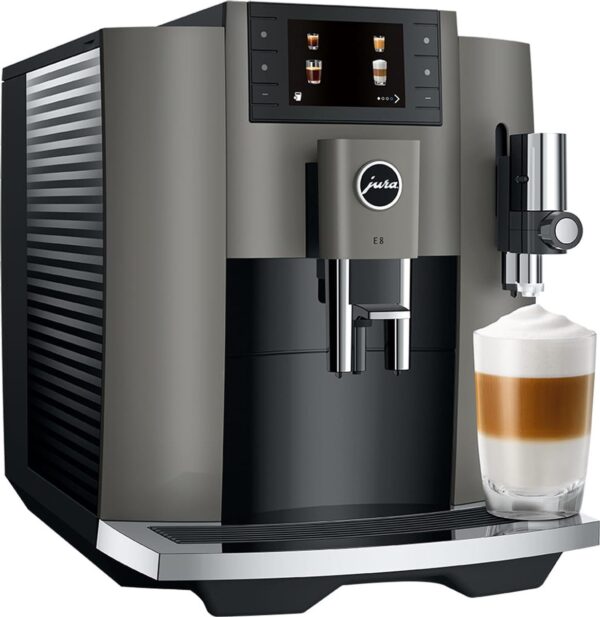JURA E8 - Volautomatische espressomachine - Dark Inox - EC (7610917155835)