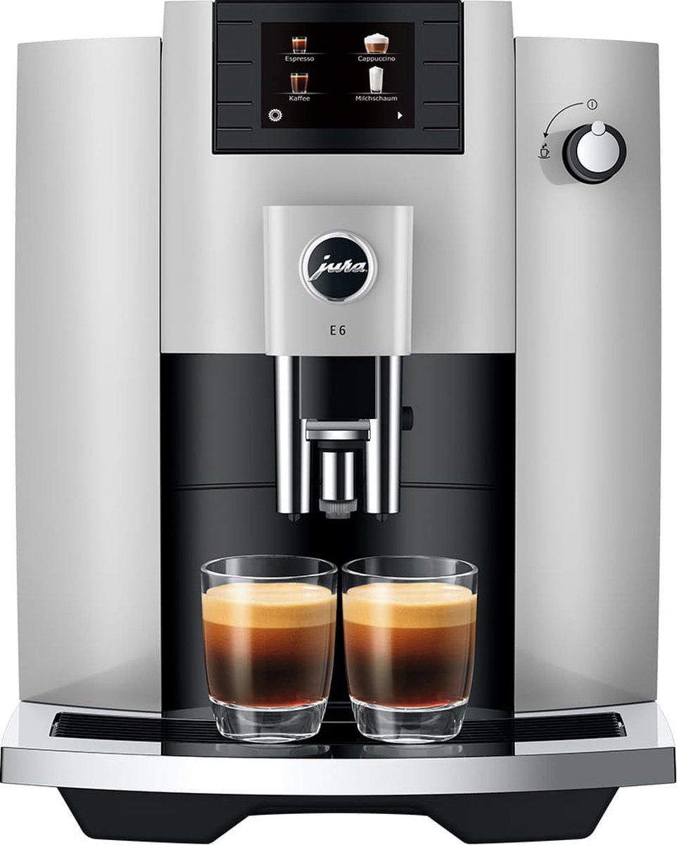 JURA E6 - Volautomatische espressomachine - Platina - ECS - WIFI (7610917156764)