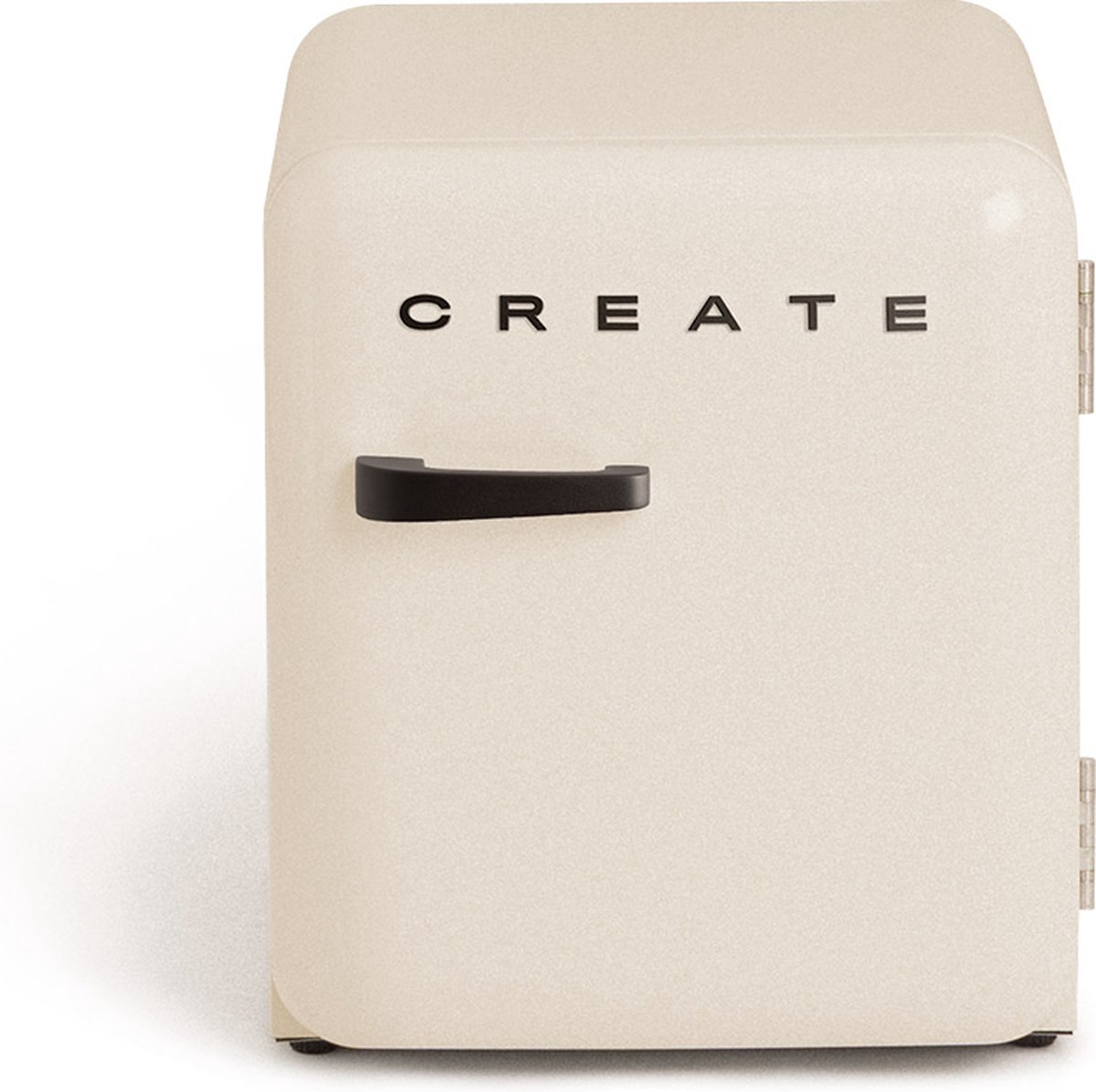 CREATE - Tafelmodel koelkast - Capaciteit 48 L - 1 planken - Handvat Zwart - Gebroken wit - RETRO FRIDGE (8435572617134)