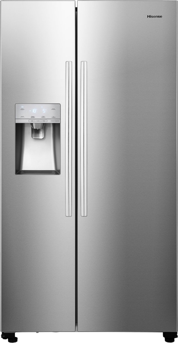 Hisense RS694N4ICE - Amerikaanse Koelkast - IJs- en Waterdispenser - Vrijstaand - 562 liter - Zwart - No-Frost (6921727076076)